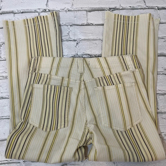 Free People Aura Low Rise striped flare pants 28 - Picture 4 of 6